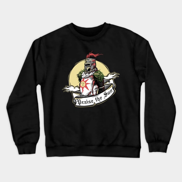 Praise the Sun Crewneck Sweatshirt by AutoSave